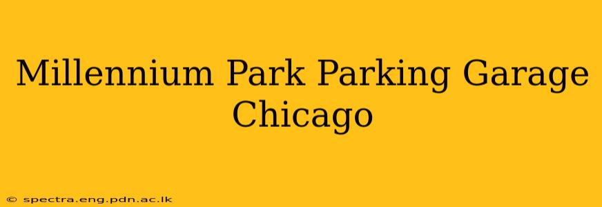 Millennium Park Parking Garage Chicago