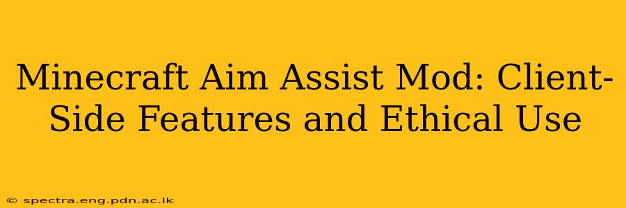 Minecraft Aim Assist Mod: Client-Side Features and Ethical Use