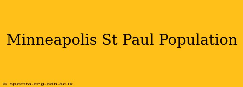 Minneapolis St Paul Population
