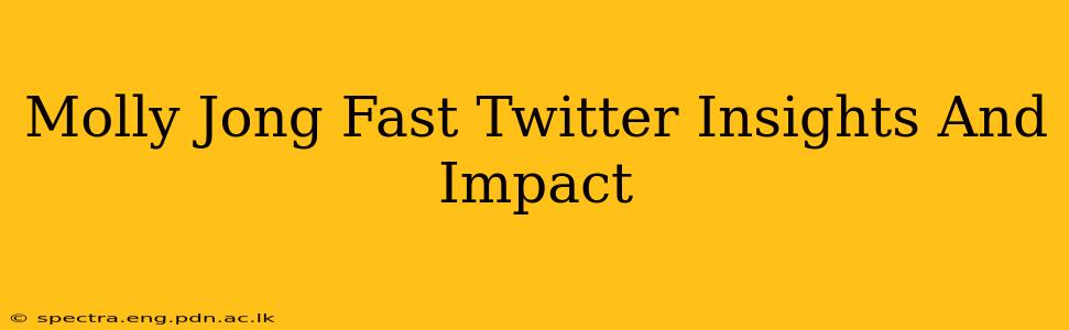 Molly Jong Fast Twitter Insights And Impact