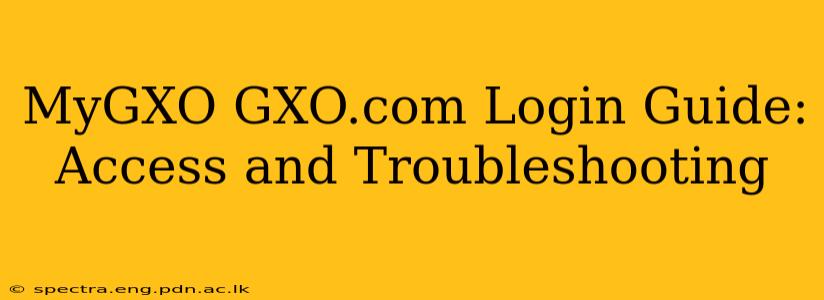 MyGXO GXO.com Login Guide: Access and Troubleshooting