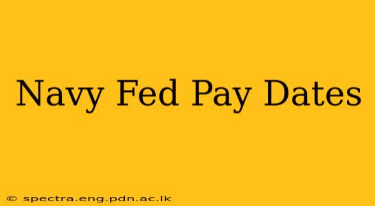 Navy Fed Pay Dates
