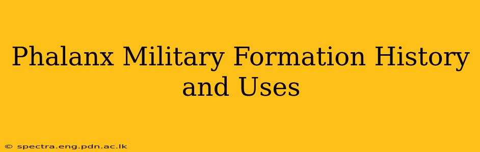 Phalanx Military Formation History and Uses
