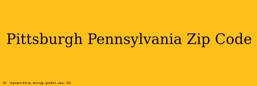 Pittsburgh Pennsylvania Zip Code