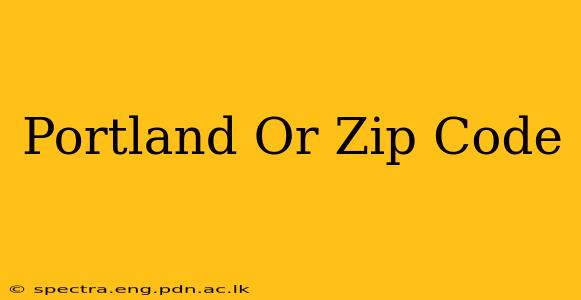 Portland Or Zip Code