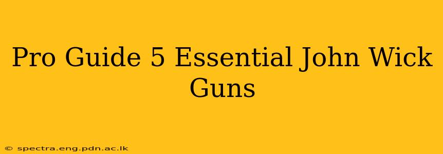 Pro Guide 5 Essential John Wick Guns