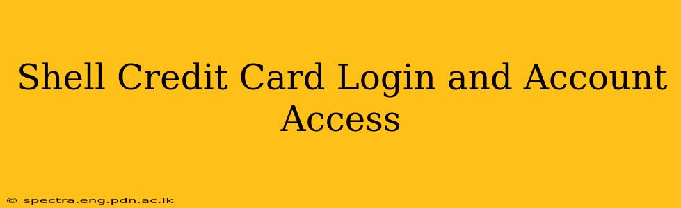 Shell Credit Card Login and Account Access