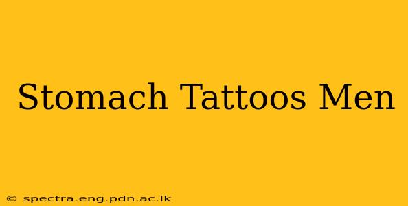 Stomach Tattoos Men