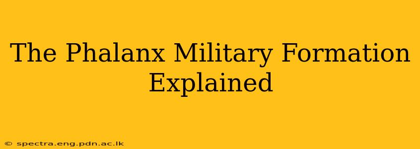 The Phalanx Military Formation Explained