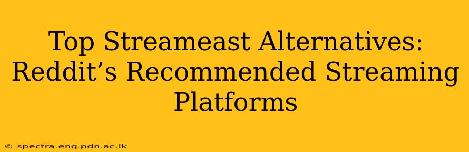 Top Streameast Alternatives: Reddit’s Recommended Streaming Platforms