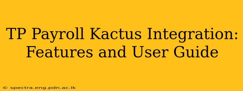 TP Payroll Kactus Integration: Features and User Guide