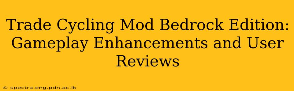 Trade Cycling Mod Bedrock Edition: Gameplay Enhancements and User Reviews