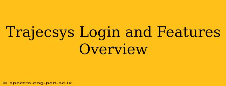 Trajecsys Login and Features Overview