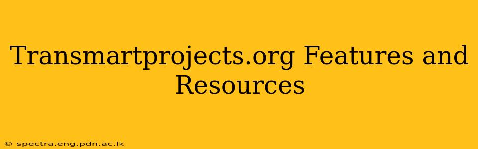 Transmartprojects.org Features and Resources