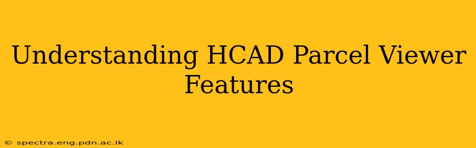 Understanding HCAD Parcel Viewer Features