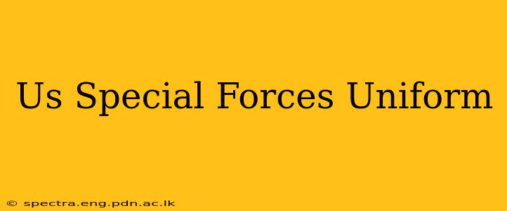 Us Special Forces Uniform