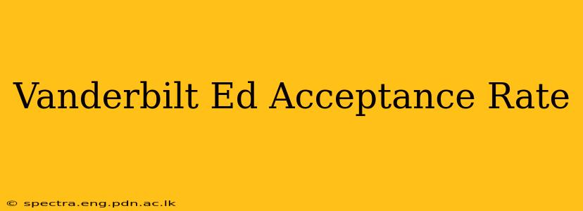 Vanderbilt Ed Acceptance Rate