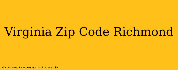 Virginia Zip Code Richmond
