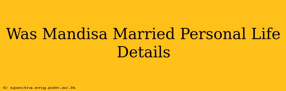 Was Mandisa Married Personal Life Details