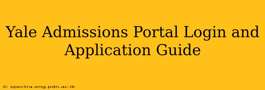 Yale Admissions Portal Login and Application Guide