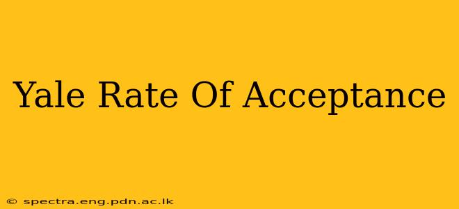 Yale Rate Of Acceptance