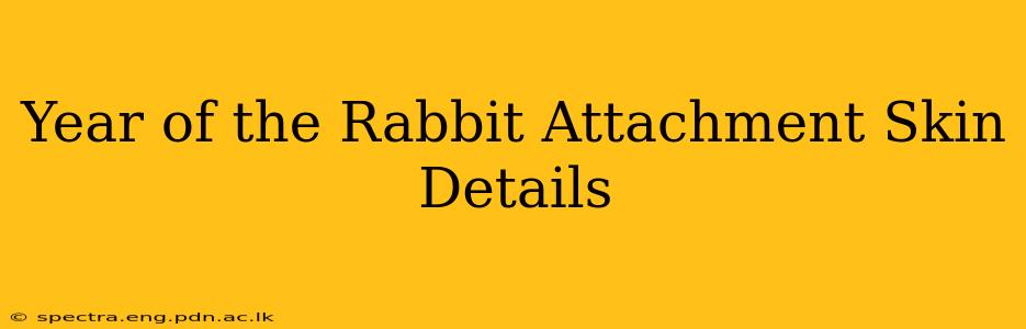 Year of the Rabbit Attachment Skin Details