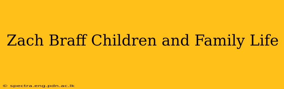 Zach Braff Children and Family Life