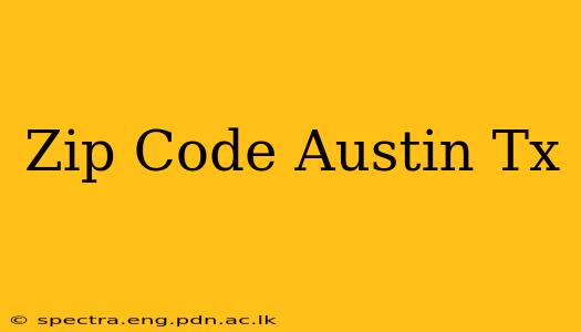 Zip Code Austin Tx