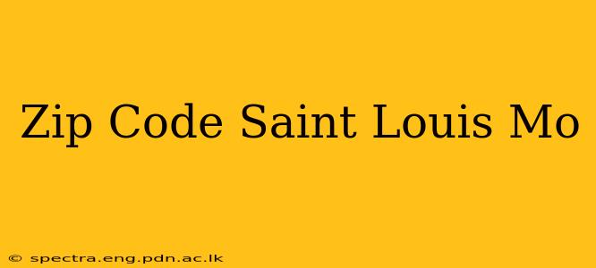Zip Code Saint Louis Mo