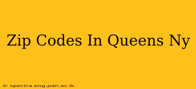 Zip Codes In Queens Ny